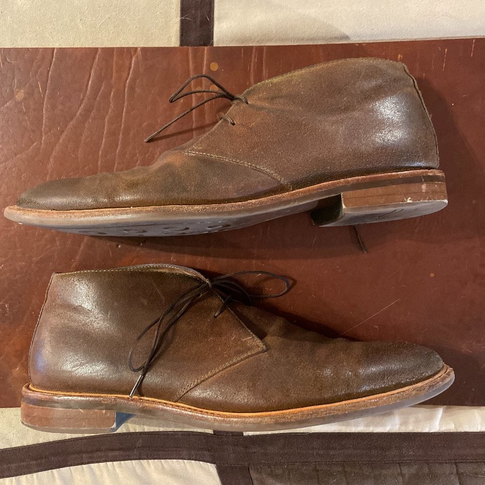 Gordon Rush Chukka in Brown Waxed Flesh 11D